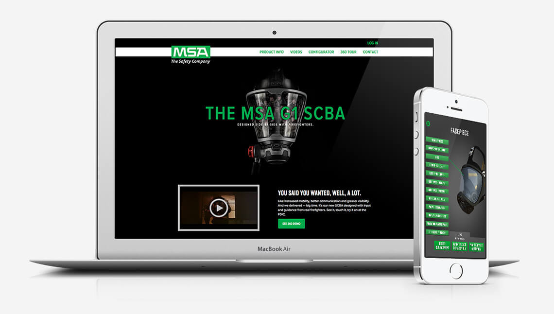 MSA G1 SCBA - Website and iPhone training app