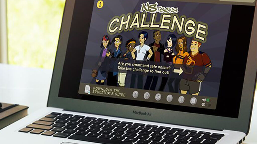 NCMEC Online Educational Course as seen on laptop