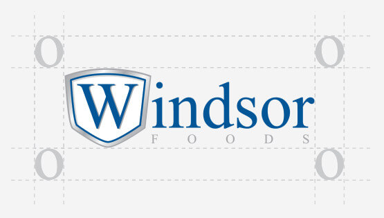 Ajinomoto Windsor Foods - Logo Design with specs for logo placement