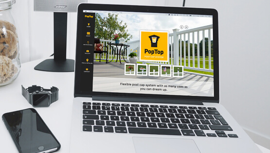 Washington DC PopTop Post cap Site Design