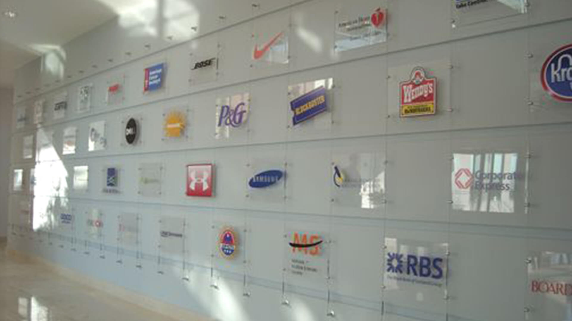 Merkle Logo Display Wall