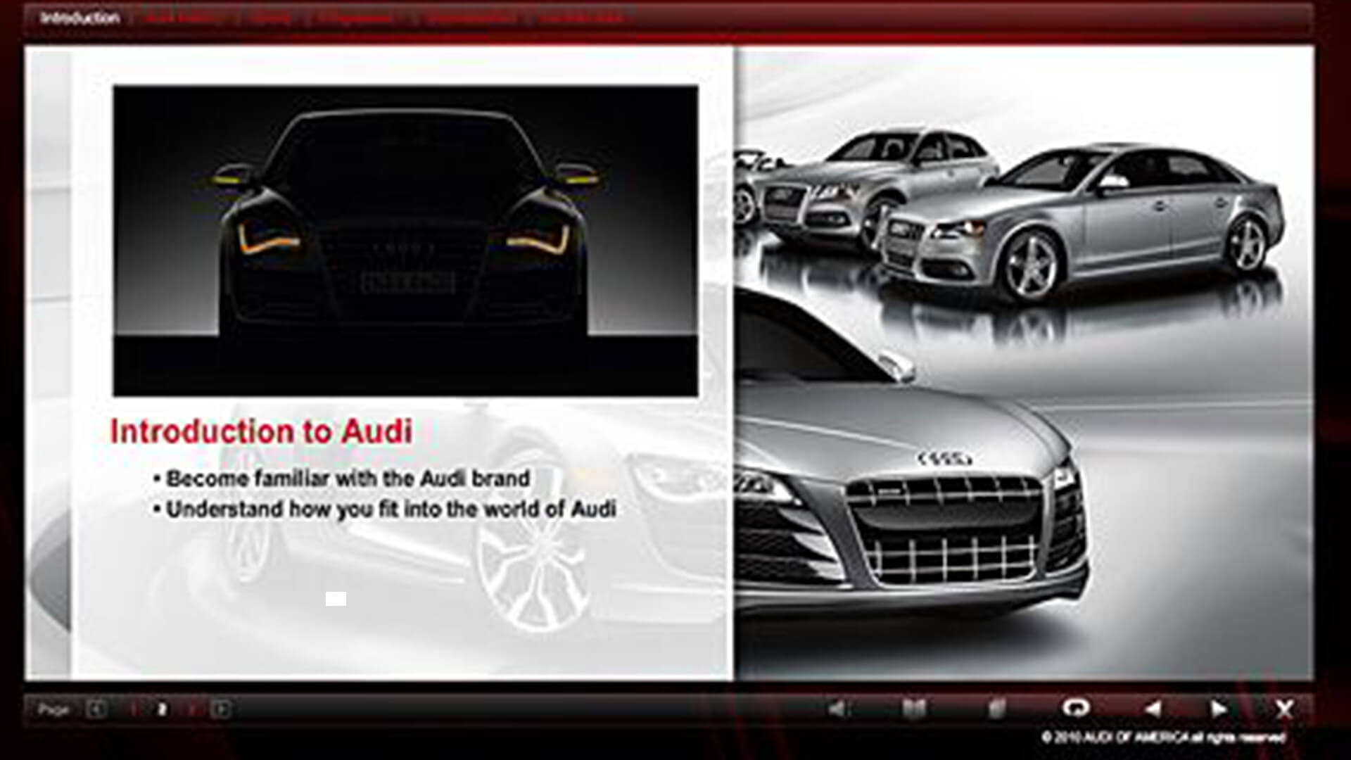SG Launches Web Based Training for Audi