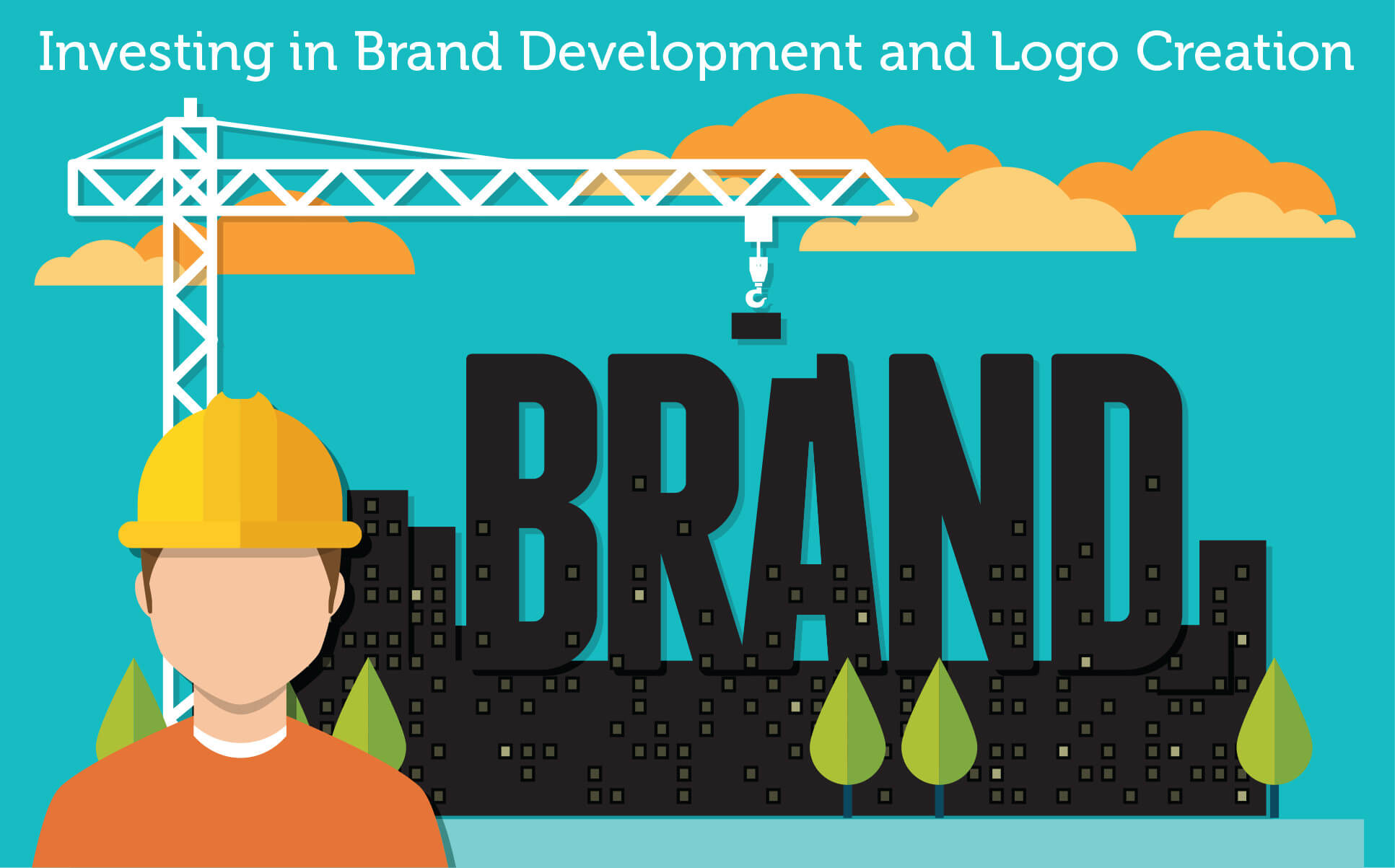 Investing in brand development infographic