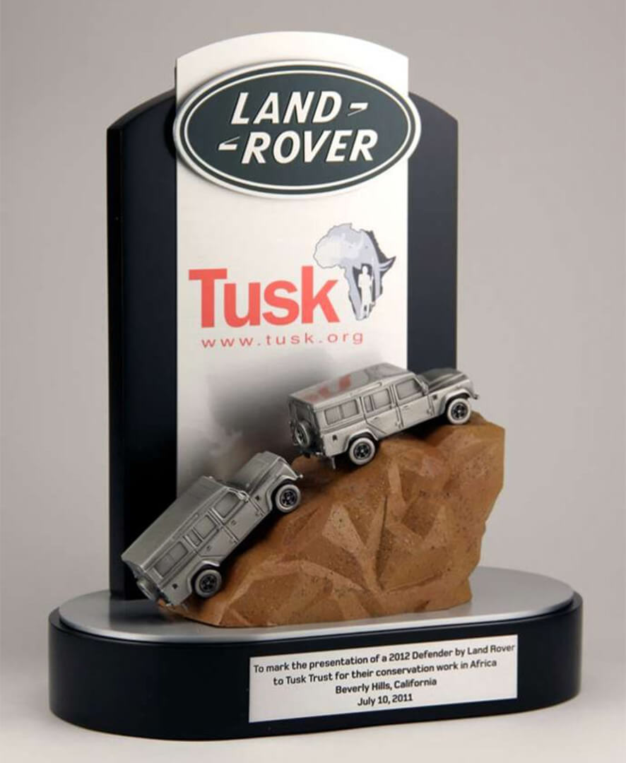 Land rover large trophy