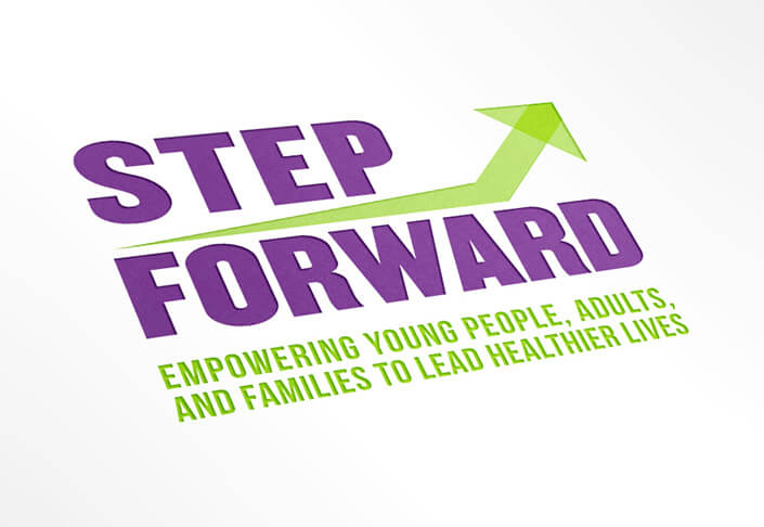 Step Forward Logo designed by Sutter Group