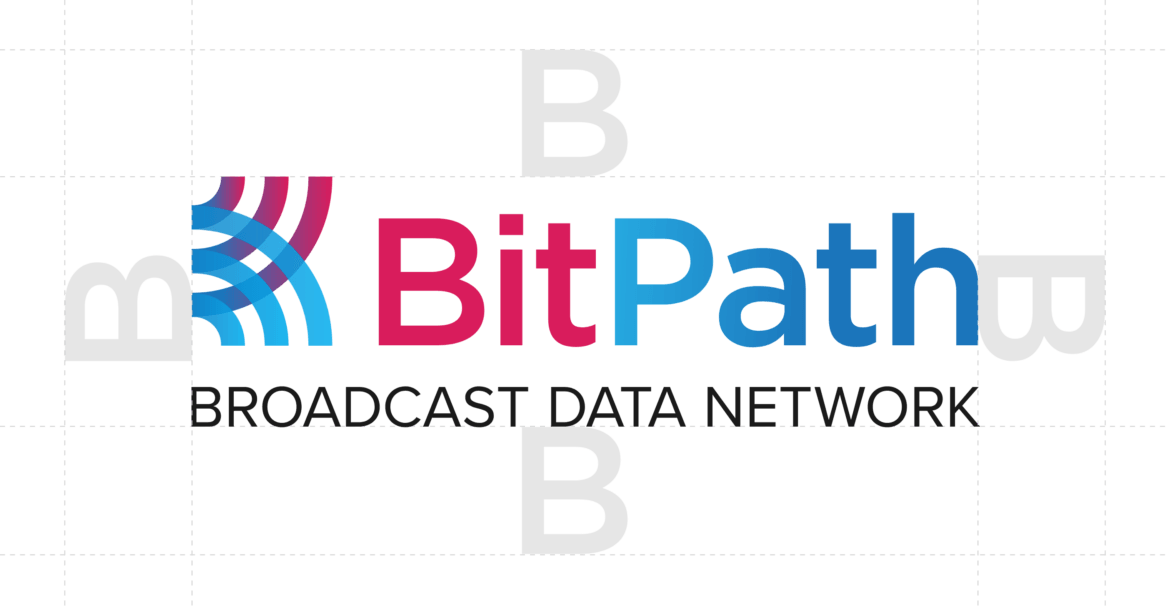 BitPath Broadcast Data Network final logo, design by Sutter Group