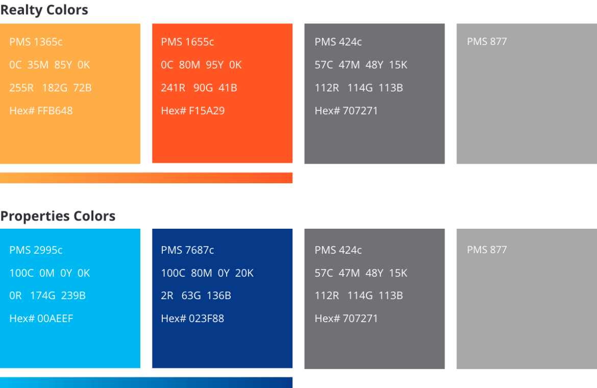 P5 color chart