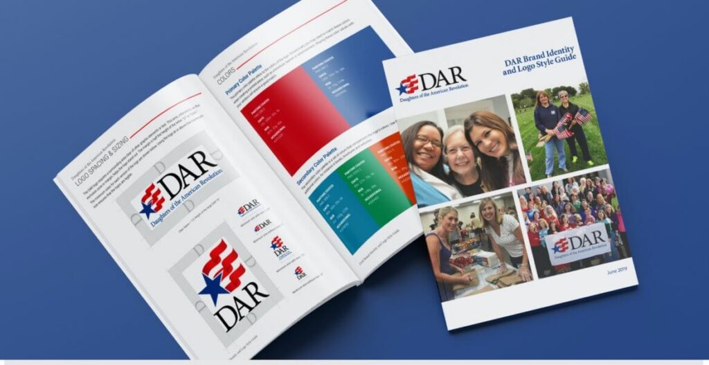 DAR visual identity applications