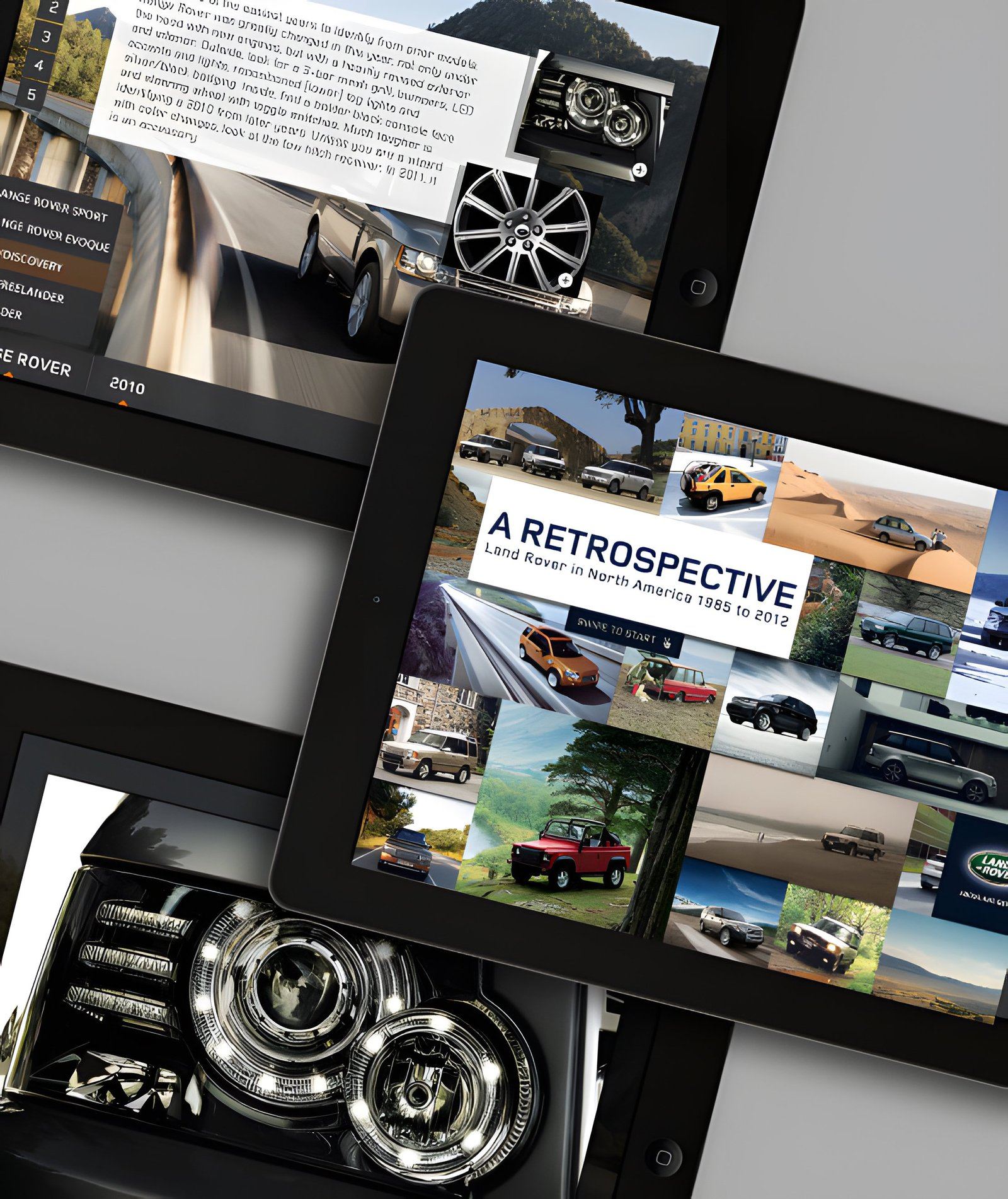Land Rover North America Reference Guide interior photography