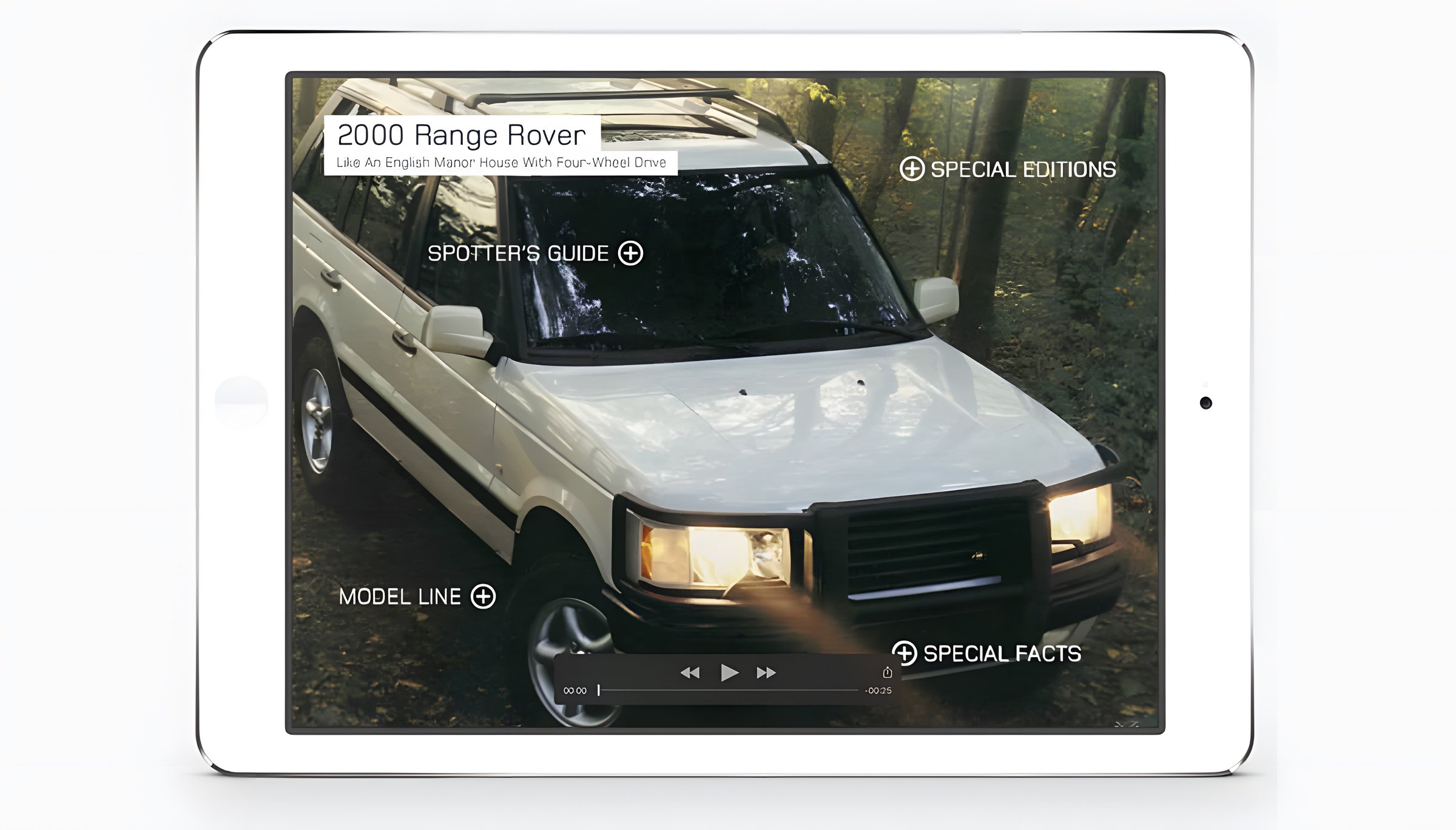 Land Rover North America vehicles in a cinematic landscape setting